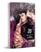 На корицата на Jujutsu Kaisen, Vol. 20 е изобразен мускулест магьосник с тъмна коса и отворено яке, който позира уверено на лилав фон със смели бели шарки.-1-thumb