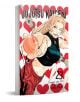 На корицата на Jujutsu Kaisen, Vol. 23 е изобразена усмихната блондинка в черно горнище и червени панталони, която държи червена топка, а на заден план са изобразени червени сърца, магьосници на джуджуцу и заглавието от Геге Акутами.-1-thumb