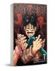 На корицата на Jujutsu Kaisen, Vol. 7 е изобразен герой с тъмна бодлива коса и кръв по лицето, който държи зелен плат на фона на опушен червен фон, който подсказва за присъствието на прокълнат дух.-1-thumb