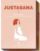 Каре за JustAsana - Йога за майки, на което е изобразена бременна жена, седнала с кръстосани крака. В кутията са представени 115 карти, предназначени за предродилна и следродилна йога практика за майки.-1-thumb