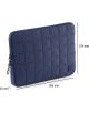 Калъф за лаптоп Miquelrius Urban Soft Navy 15"/16" е тъмносин капитониран текстилен калъф с цип, размери 385 x 270 x 25 мм и малко лого в долния десен ъгъл за стилен акцент.-3-thumb