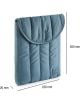 Калъф за таблет Miquelrius Urban Soft Blue Oil 10" в син цвят, с капак, размери 280x220x20 мм, изправен, със зашивка и малко лого-идеален за защита на вашия таблет.-4-thumb
