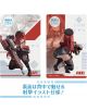 Две илюстровани метални карти от "Карти за игра Богинята на победата: Nikke Gun Girl Metal Card Vol. 3" показват червенокоса героиня с футуристично облекло и оръжие, позираща клекнала и в гръб, с японски текст и ефектни фонове.-5-thumb