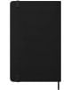 Затворен Класически черен ежедневник тефтер-органайзер Moleskine Black 2026 г. С твърди корици, заоблени ъгли, гладки корици, две еластични ленти и черна текстилна отметка - идеален за дневна организация.-7-thumb