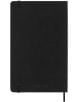 Класически черен седмичен тефтер-органайзер Moleskine Black 2026 г. С твърди корици, еластична лента и черна отметка - стилен избор за организация през 2026 година.-7-thumb
