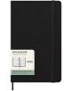 Класически черен седмичен тефтер-органайзер Moleskine Black 2026 с твърди корици, етикет с марката и година, седмичен изглед (Weekly Vertical Diary) на английски и френски.-1-thumb