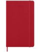 Класически червен седмичен тефтер-органайзер Moleskine Scarlet Red 2026 г. С твърди корици, червена ластична закопчалка и червено текстилно разделителче - стил и практичност за вашата организация.-2-thumb