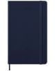 Класическият ежедневник тефтер-органайзер Moleskine Sapphire Blue 2026 г. С твърди корици, еластична лента и отметка, релефен надпис 2026 - идеален за дневен органайзер.-2-thumb