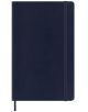 Ежедневник тефтер-органайзер Moleskine Sapphire Blue 2026 г. С меки корици, тъмносин цвят, с релефна година 2026, ластик по десния ръб и подходящо цветен разделител.-2-thumb
