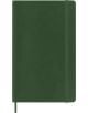 Затворен Moleskine Myrtle Green 2026 дневен органайзер с меки корици, ластик и книгоразделител с панделка-идеален за ежедневни записки.-2-thumb