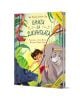 Корицата на детска книга показва момче, мечка и пантера в джунглата. Заглавието е Класика за деца: Книга за джунглата - класика от Ръдиард Киплинг, с пищни растения и игриви животни в цялата сцена.-1-thumb