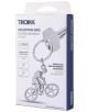 Кутия с Ключодържател Troika Mountain Bike с метален дизайн на колоездач, текстове на немски и английски и снимка на ключодържателя върху ключове - перфектен подарък за колоездачи.-3-thumb