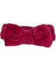 Плюшена, тъмночервена лента за глава с голяма панделка, включена в Комплект Me To You - чаша, чорапи и лента за глава; идеален подарък за любим човек.-5-thumb