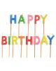 Комплект парти свещички с букви Happy Birthday, на клечка - Papstar - PAPSTAR - 4002911195598-thumb