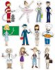 Комплект стикери Apli Kids - Професии, 36 бр. - Apli - Apli Paper - Момиче, Момче - Apli - Kids - 8410782114406-2-thumb