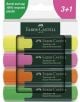 Комплект текстмаркери Faber-Castell, 4 цвята - Faber-Castell - Faber-Castell - 4005400378434-thumb