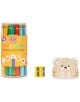 Комплект цветни моливи Legami - Teddy Friends с острилка - Legami - Legami - Момиче, Момче - Legami - Extraordinary Stationery - 8052694030452-2-thumb