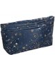 Козметичен несесер Grupo Erik - Astral: тъмносин с златисти звездни, луни, облачни и астрологични мотиви, няколко външни джоба и правоъгълна форма за стилна организация.-1-thumb