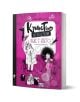 Корицата на "Кръстьо - Частен детектив - Книга 2: Къде е бебето?" показва детектив Кръстьо и къдрокоса жена на розов и лилав фон, с намек за тайните от Долната земя.-1-thumb