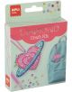 Креативен комплект Apli Kids - Направи си сам ключодържател сърце - Apli - Apli Paper - Момиче - Apli - Kids - 8410782198895-1-thumb