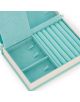 Кутия за бижута Legami, Bling Book - винтидж книга, в светло тюркоазено с отделения за пръстени и обеци. Вътрешността е меко подплатена и има секции за организирано съхранение на малки предмети.-7-thumb