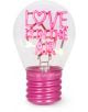 Лампа крушка Legami Bulb Fiction - Love is in the air с неонов надпис "LOVE IS IN THE AIR" и жълта стрела, върху метална розова основа с текст LEGAMI | WE ARE DREAMERS-идеален подарък за Свети Валентин.-3-thumb