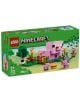 Строителният комплект „Къщата на прасенцето“ от LEGO Minecraft включва розова къщичка във формата на прасенце, 2 фигурки на прасенца и аксесоари. За деца на възраст 7+ години, с 238 части, артикулен номер 21268.-1-thumb