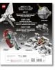 Изображението показва задната страна на LEGO Star Wars Visual Dictionary Updated Edition с емблематични кораби - "Тидириум", "Звезда на смъртта II", "Бръснарска греда", "Хилядолетния сокол", TIE бомбардировач, звездния кораб на Боба Фет и "Сноуспийдър" - -3-thumb