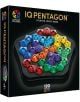На изображението е показана кутията на Smart Games IQ Deluxe Pentagon, логическа игра, налична в книжарница Orange, с цветни парчета пъзел с форма на петоъгълник и реклама на 120 предизвикателства за възрасти от 14 години нагоре.-1-thumb