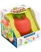 Кутия "Логическа игра Smart Games: Пъзел в ябълка" - голям червен пъзел във формата на ябълка с цветни елементи, за възраст 6+, предлагащ 80 самостоятелни логически предизвикателства.-1-thumb