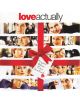 Колаж от сцени от Love Actually със заглавието отгоре и етикет за подарък с червена панделка с надпис оригинален филмов саундтрак са в центъра на тази обложка - идеален избор за феновете на Love Actually - Original Motion Picture Soundtrack (2 VINYL).-thumb