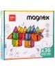 Магнитен конструктор Apli Kids Magnex, 36 части - цветни геометрични форми за творчески игри и STEAM обучение. Забавна и образователна играчка с лого на APLI Kids.-1-thumb