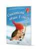 На корицата на "Малкото Таралежче: Спасителна акция в снега" е изобразен таралежът Ежко с червена плетена шапка, който държи пръчка и стои в дълбок сняг, а зад него има заснежена планина и синьо небе.-1-thumb