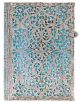 Тефтер Paperblanks - Maya Blue Midi, 13 х 18 см. - Paperblanks - Paperblanks - Жена - Paperblanks - Silver Filigree Collection - 9781439725627-1-thumb