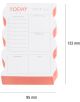 Мемопад Miquelrius Hidden Forest - To Do List има етикети TODAY, раздели за фокус, приоритети, напомняния, бележки, вълнообразни ръбове, оранжеви страни и размери 133 x 95 mm.-3-thumb