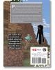 Задната корица на Minecraft: Манга, том 4, е изобразен блокчест пейзаж, надеждна кирка и мистериозен Ендърмен, които предразполагат към епично Minecraft приключение. Текстът, изпълнен с екшън, се появява над данните за издателя и цената в долната част.-2-thumb