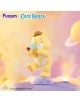 Мини фигурка Funism Care Bears - Planet of Joy: жълто мече със слънце на коремчето, на лилава скала, с играчки и пастелен фон със звезди-идеален подарък за фенове и колекционери!.-8-thumb