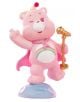 Мини фигурка Funism Care Bears - Planet of Joy, асортимент: Мече с дъга на корема, розов плащ и парти шапка, намигащо с микрофон в ръка върху синя основа-идеален подарък и фигурка за колекционери.-1-thumb