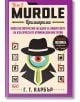 Корицата на Murdle: Кримиграми - втори том показва стилизиран детектив, цветни икони и удебелен текст на кирилица в лилав цвят, който подсказва, че вътре ви очакват минипъзели и загадки.-2-thumb
