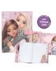Музикален таен дневник Top Model My Best Friend Forever с код е розов дневник с две момичета на корицата, заключване с клавиатура и страници с музикална тематика - идеален за всички фенове на TOPModel! Стикерът гласи: "TOPModel SONG.-3-thumb