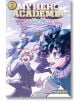 Четирима герои от My Hero Academia: 7 позират енергично на фона на облачно небе, със заглавието в горната част и числото 7 в ъгъла, което улавя духа им на амбициозни професионални герои.-1-thumb