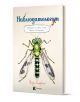 Книга "Наблюдатологът. Наръчник за съвсем малки научни експедиции" с илюстрация на зелено-жълто насекомо, балонче с текст и акцент пеперуда на корицата. Автор: Жизел Кларкски.-1-thumb