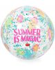 Надуваема топка с брокат Legami - Summer is Magic е прозрачна надуваема плажна топка с цветни рибки, водорасли и брокат вътре, както и надпис "SUMMER IS MAGIC" в смел розов цвят - задължителен летен аксесоар за веселие на плажа.-1-thumb