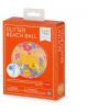 Надуваемата топка с брокат Legami - Tropicana Dream се предлага в цветна, предимно оранжева опаковка с предупредителни етикети и тропически дизайн. Този забавен летен аксесоар е подходящ за деца на възраст от 4 години.-3-thumb