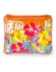 Надуваема възглавничка Legami - Tropicana Dream: ярко оранжева с шарени тропически цветя и листа, с надпис "Tropicana DREAM" в бяло и жълто. Идеален аксесоар за плаж, създаващ лятно настроение.-1-thumb