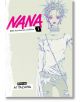 Изданието Nana 25th Anniversary Edition, Vol. 1 е с пънк герой с бодлива коса, чокър, скъсана риза и вериги на корицата, който напомня за пънк сцената в Токио. Удебелено розово заглавие. Сюжет и рисунка от Ai Yazawa.-5-thumb