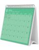 Зелен настолен календар Grupo Erik - Frida Kahlo, 2026 година, отворен до януари, с мрежово оформление, многоезични дневни етикети, спираловидна подвързия и стилен дизайн, вдъхновен от Frida Kahlo.-3-thumb