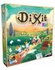 Корица на настолна игра: Диксит Кидс, детска версия на Диксит, показва игриви животни, които доставят писма в цветен фантастичен свят с къщи и плаващи пликове. За възраст 6+, 3-6 играчи, от Asmodee Kids.-1-thumb