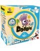 Настолна игра: Dobble Waterproof, водоустойчива – семейна игра в синя и жълта кутия с анимирана ръка, плажен дизайн и надпис FINDE DAS PAAR! Подходяща за деца на възраст 6+ години, за 2–8 играчи, с продължителност на играта 15 минути. Комплектът съдържа в-1-thumb
