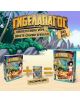Рекламното изображение на "Настолна игра: Гибелапагос Big Box" показва три кутии на тропически плаж с палми и синьо небе, което пресъздава атмосферата на тази полукооперативна българска игра за оцеляване.-5-thumb